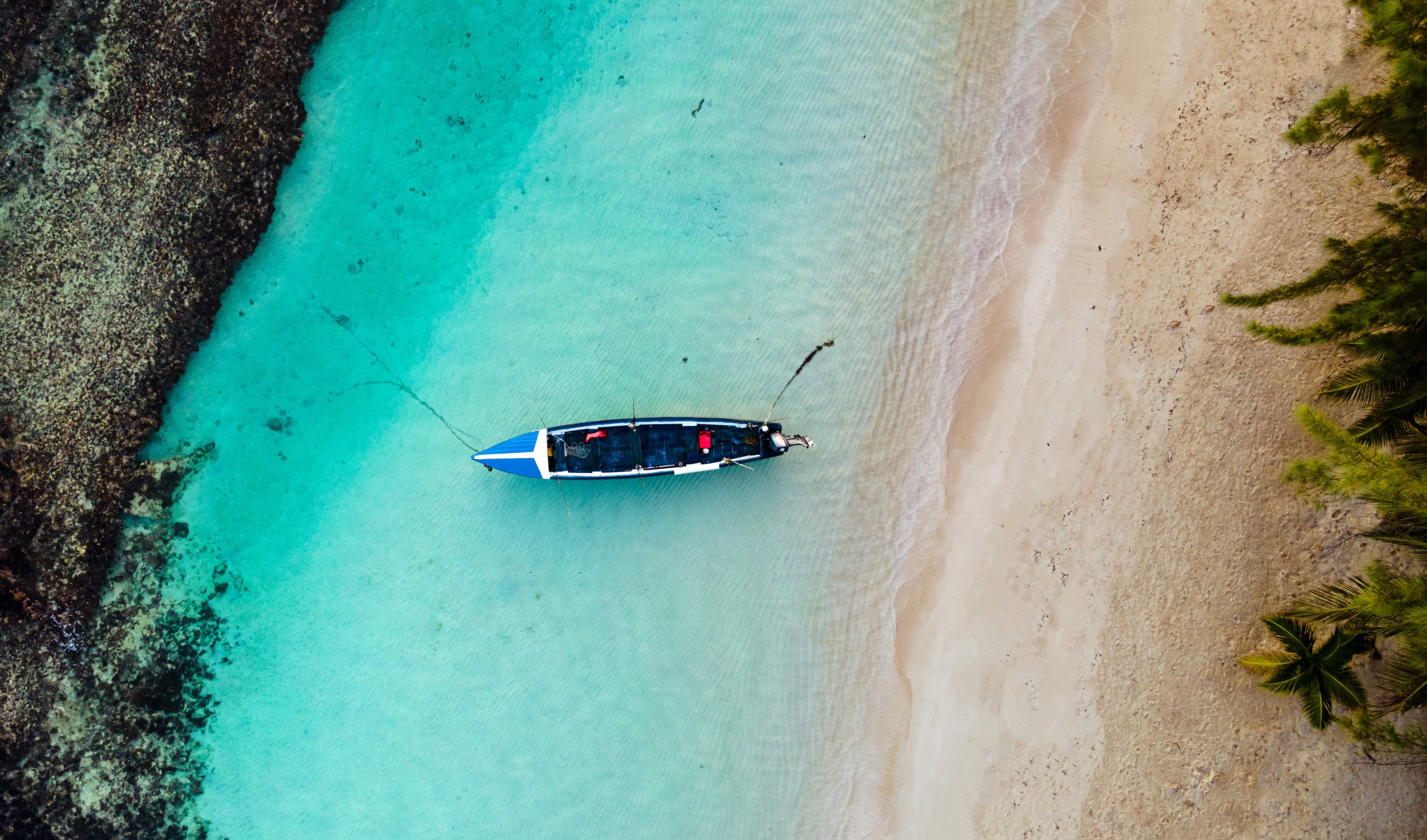 A fishing boat in Ocho Rios, St. Ann Parish, one of Jamaica's